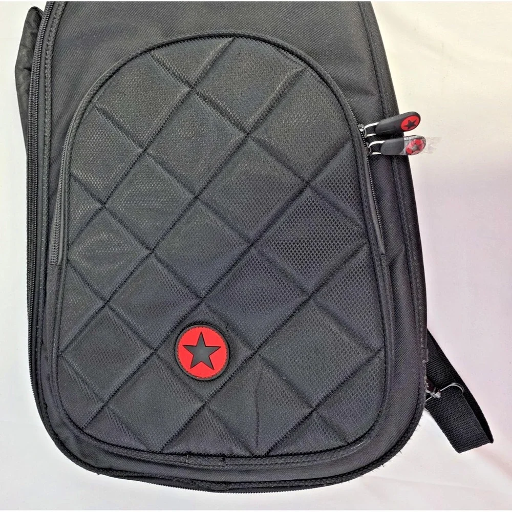 Road Runner Boulevard II Electric Guitar Gig Bag Diamond Quilted Backpack - Picture 5 of 16